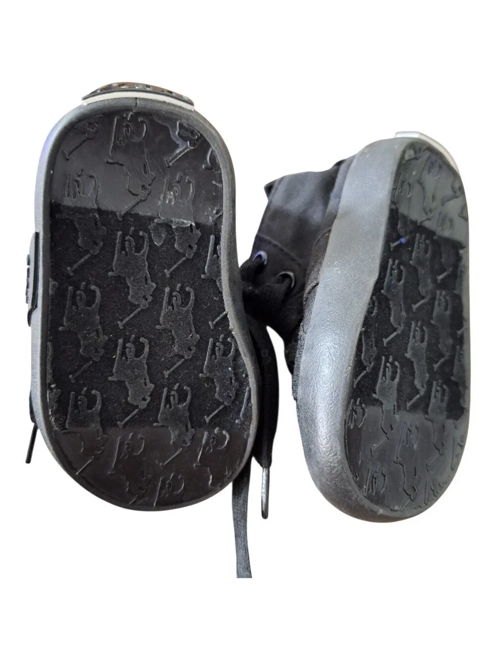 Ralph Lauren Black Canvas High-Top Toddler Sneakers Size 2